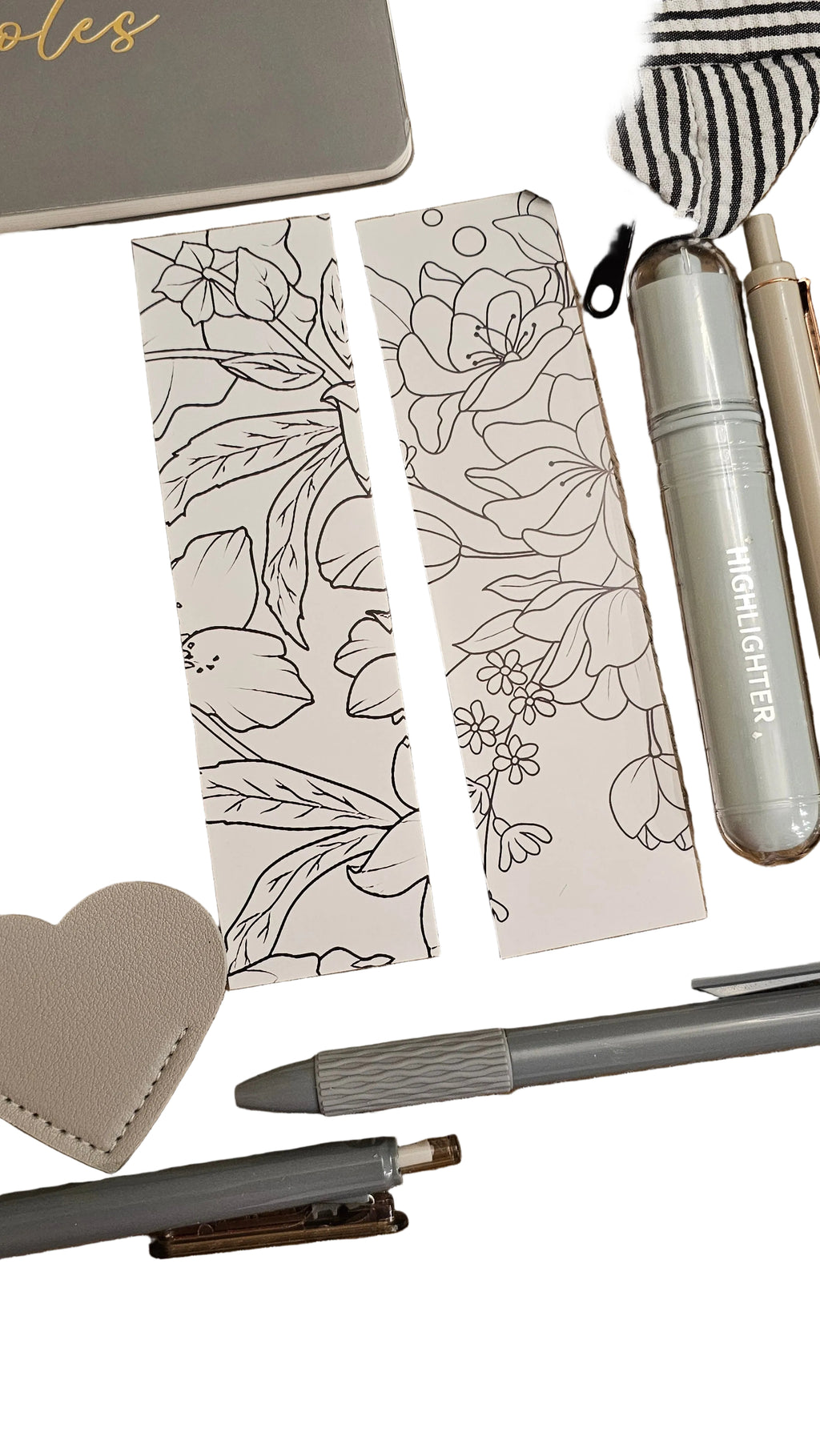 Elegant Gray Stationery Gift Set