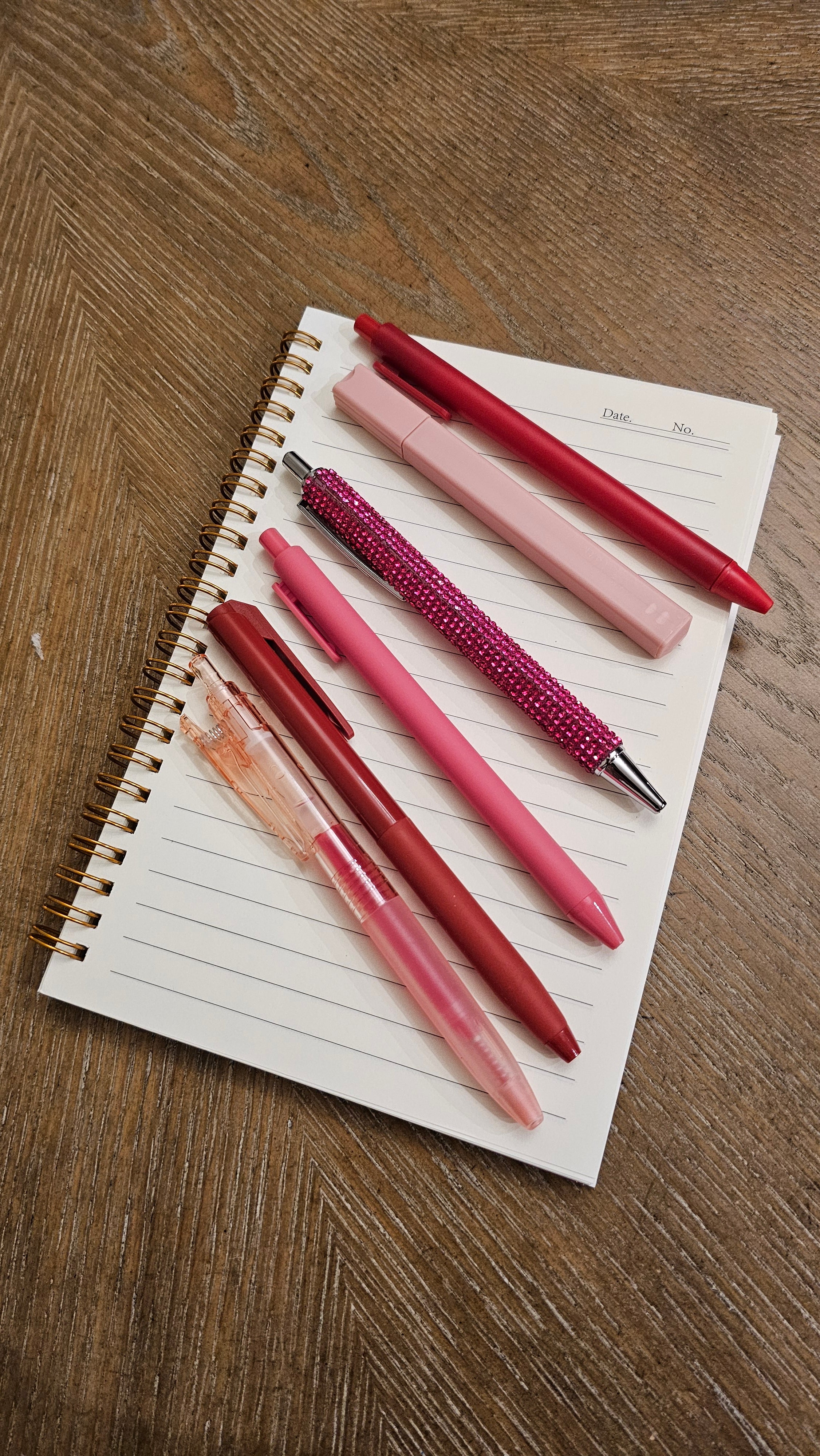 Crimson Bloom Stationery Gift Set